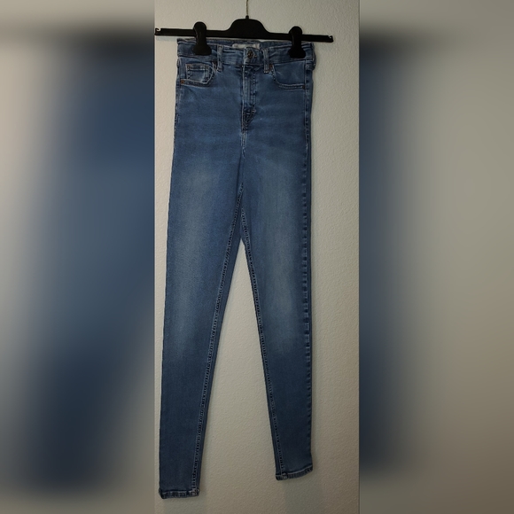 TOPSHOP MOTO JAIME JEANS MID WASH - Picture 7 of 11